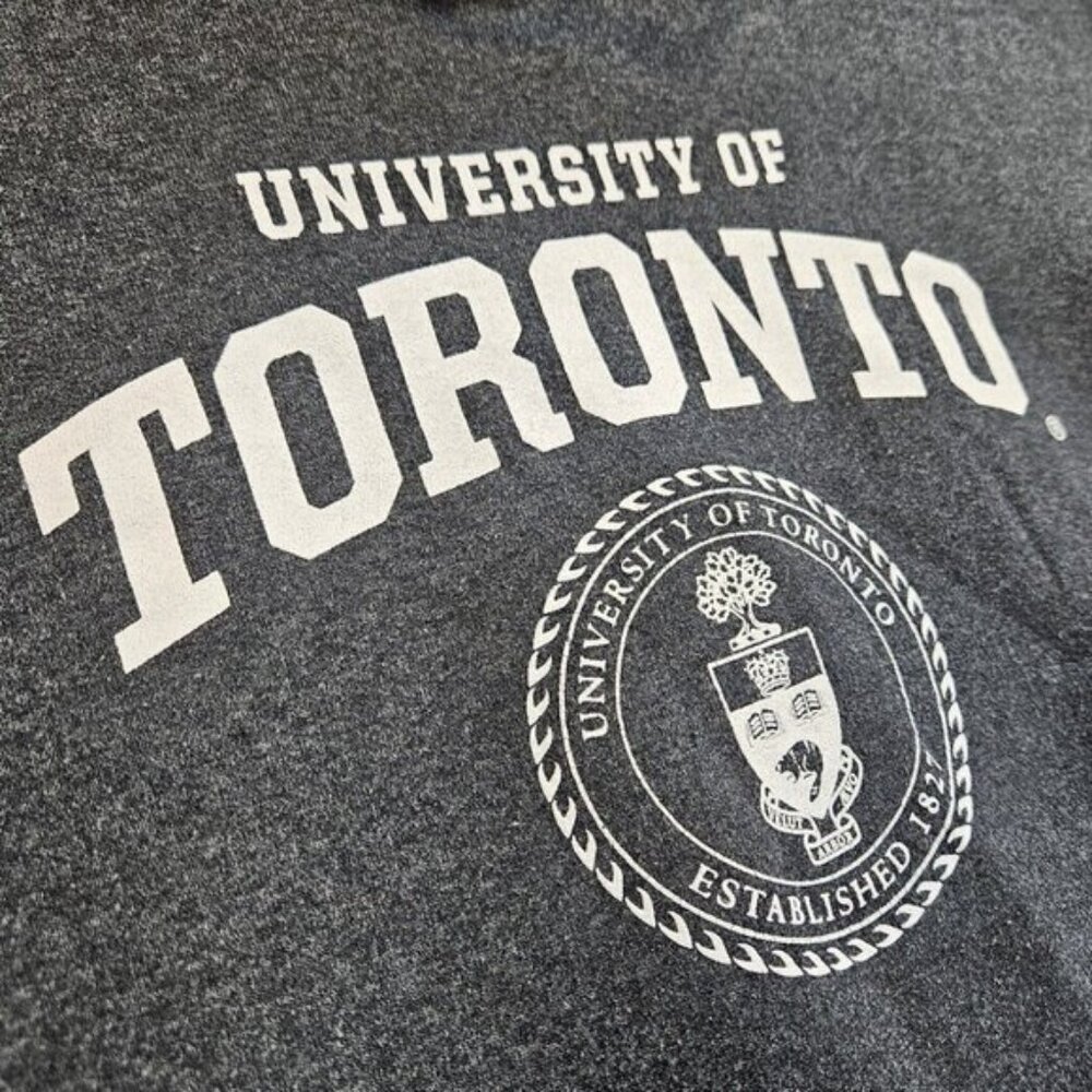 University of Toronto Canada Hoodie Long Sleeve Sweatshirt Pullover Women's Sz M - Picture 8 of 10